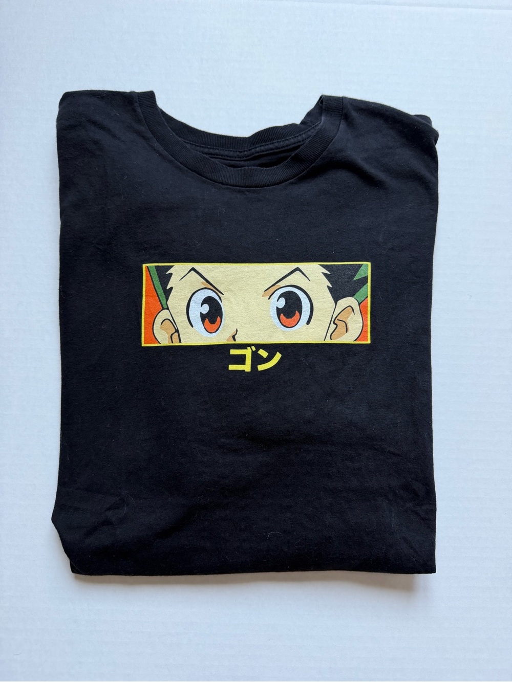 Hypland x Hunter x Hunter Gon Eyes Graphic T-Shirt Black Men's XL Anime